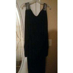 Black evening dress